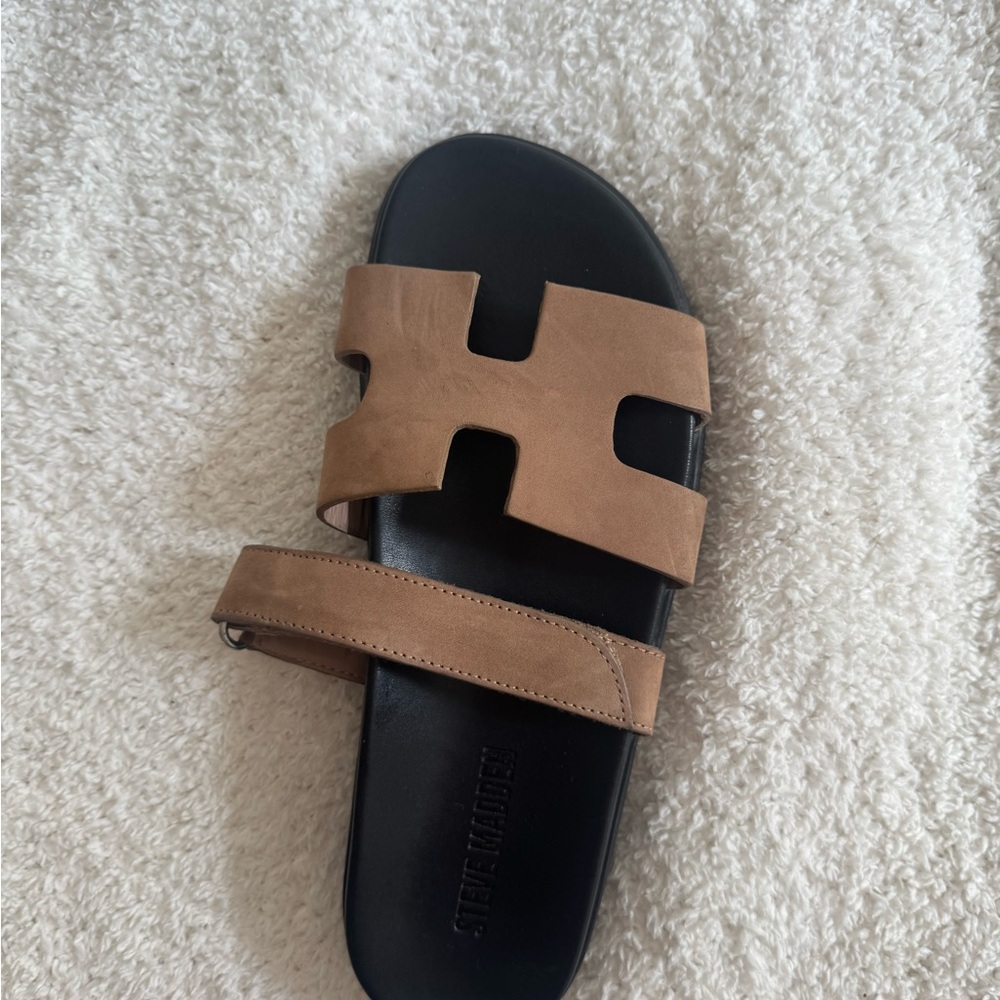 Seven madden Tan Leather Sandals